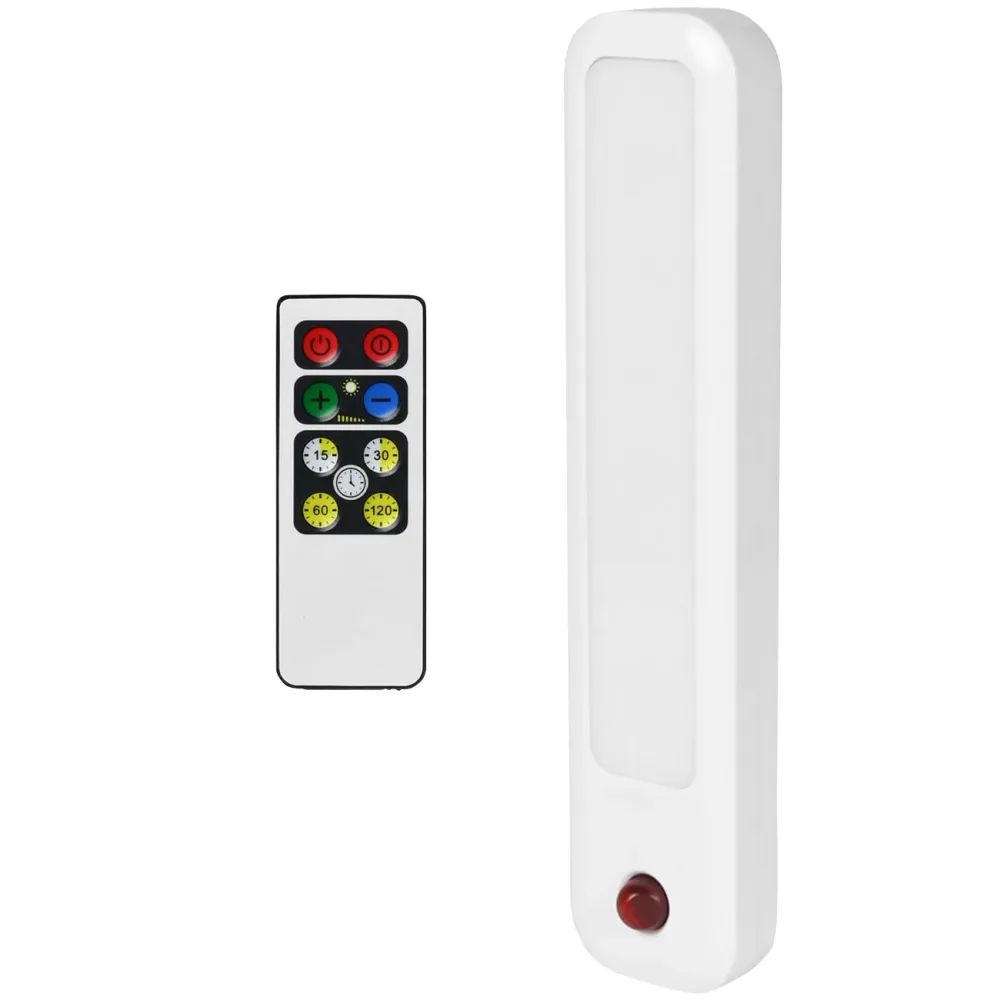 LED Lichtleiste, Batteriebetrieb, warmweiss, dimmbar, mit Timer, 21,5 x 5 cm