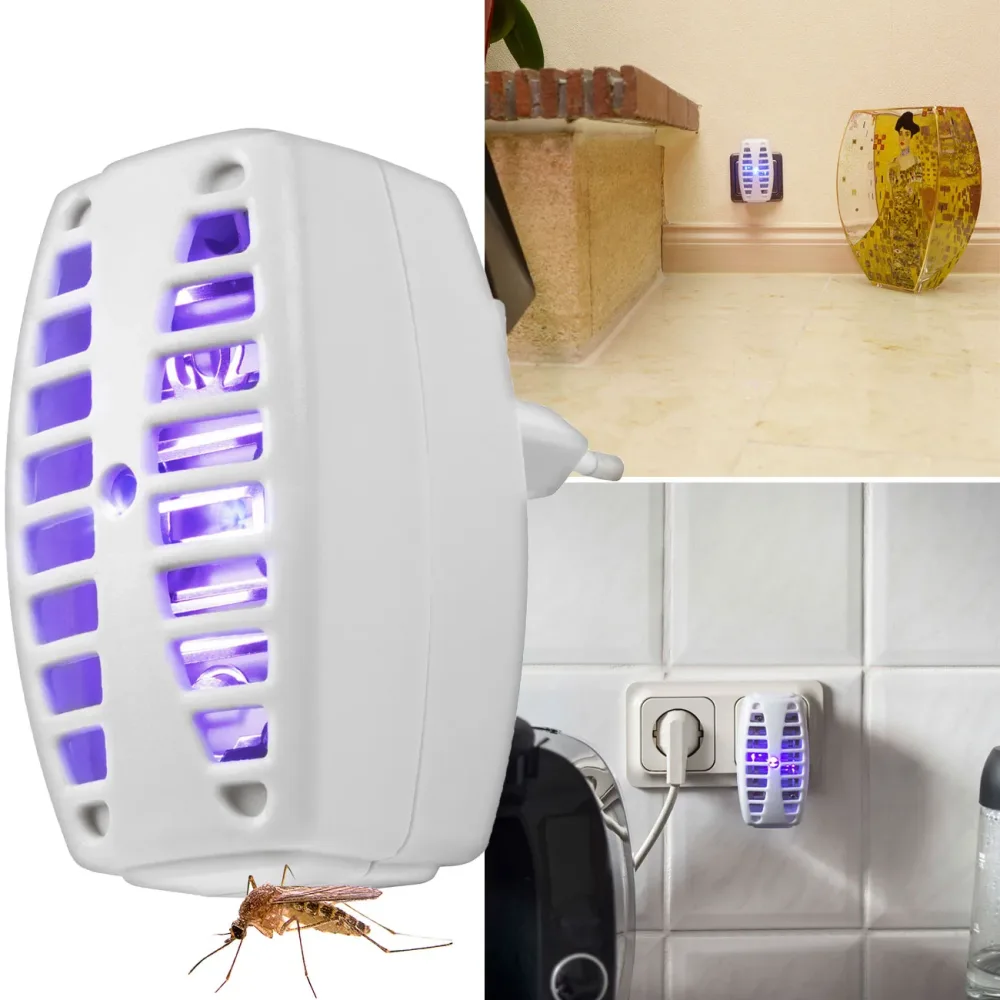 Gardigo UV-Stecker Mücken-Abwehr UV-Licht, Stromgitter UV-Insektenfänger 0.7 W (L x B x H) 100 x 100 x 55 mm Weiß 1 St.