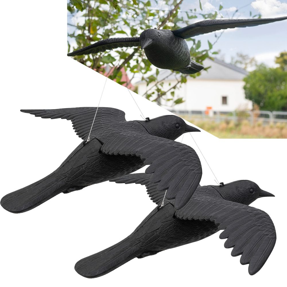 2er-Set Vogelabwehr Falke, 59 cm Flügel-Spannweite