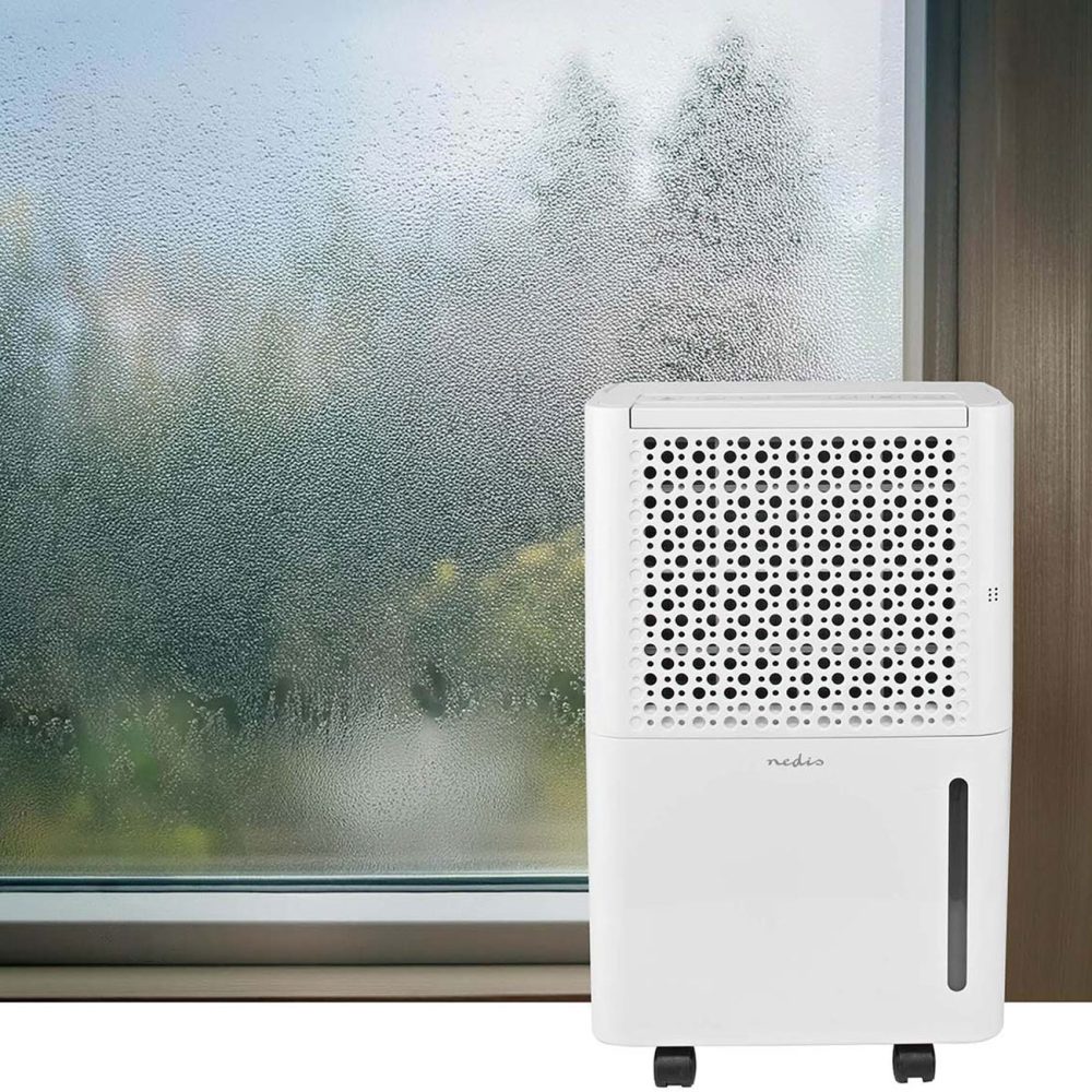 Elektrischer Luftentfeuchter mit Luftfilter mit 4 Modi und Timer, 10l/Tag, bis 38 m³