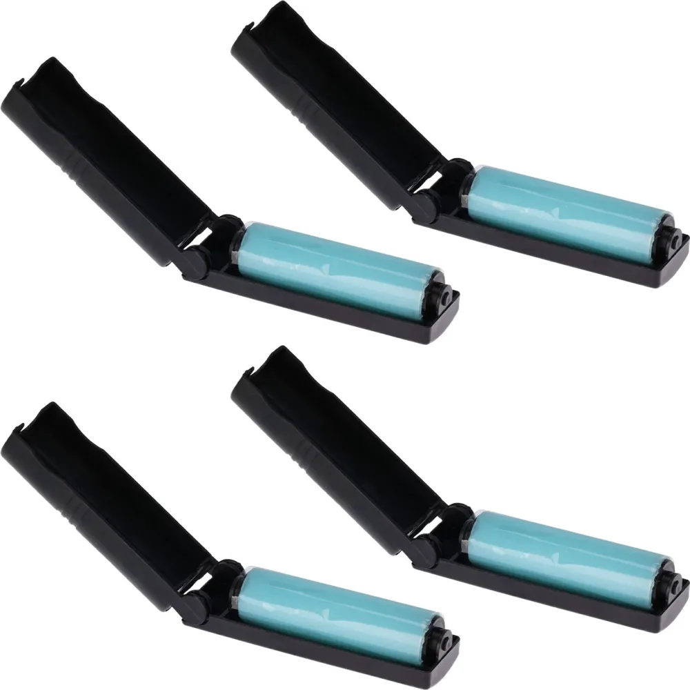 4er-Set Mini Fusselroller-Box, abwaschbar, wiederverwendbar