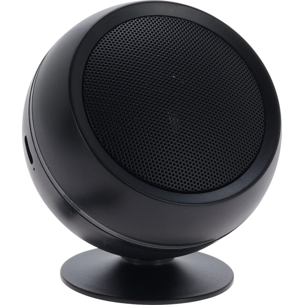 Mini Lautsprecher mit LED-Streifen, Bluetooth 5.0, schwarz