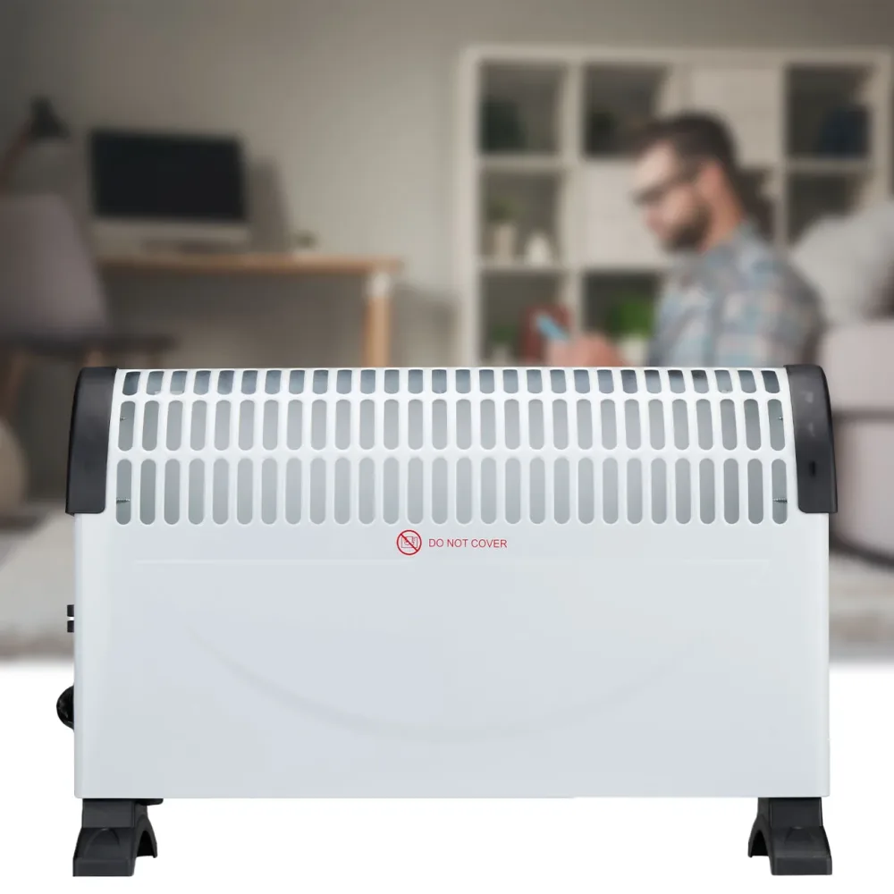 Konvektor Heizung mit Überhitzungsschutz, Elektroheizkörper, 1500 Watt