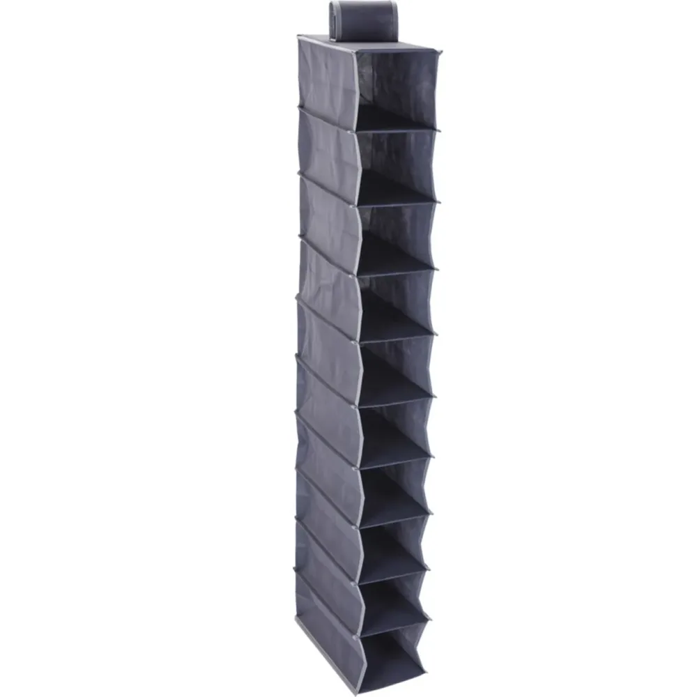 Schrank-Hängeregal, für Kleidung, Schuhe etc., 10 Fächer