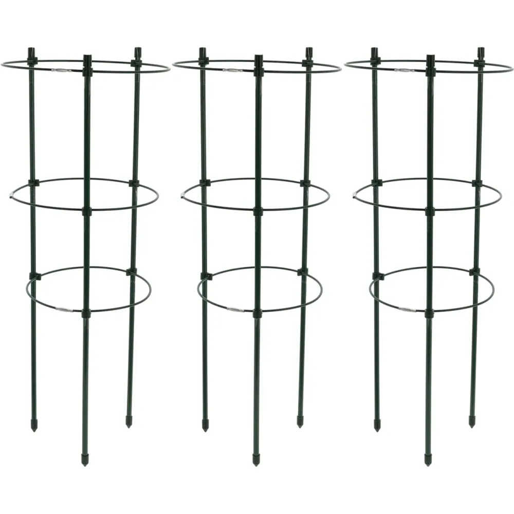 3er-Set Pflanzenstütze, rund, 45 x Ø 18 cm