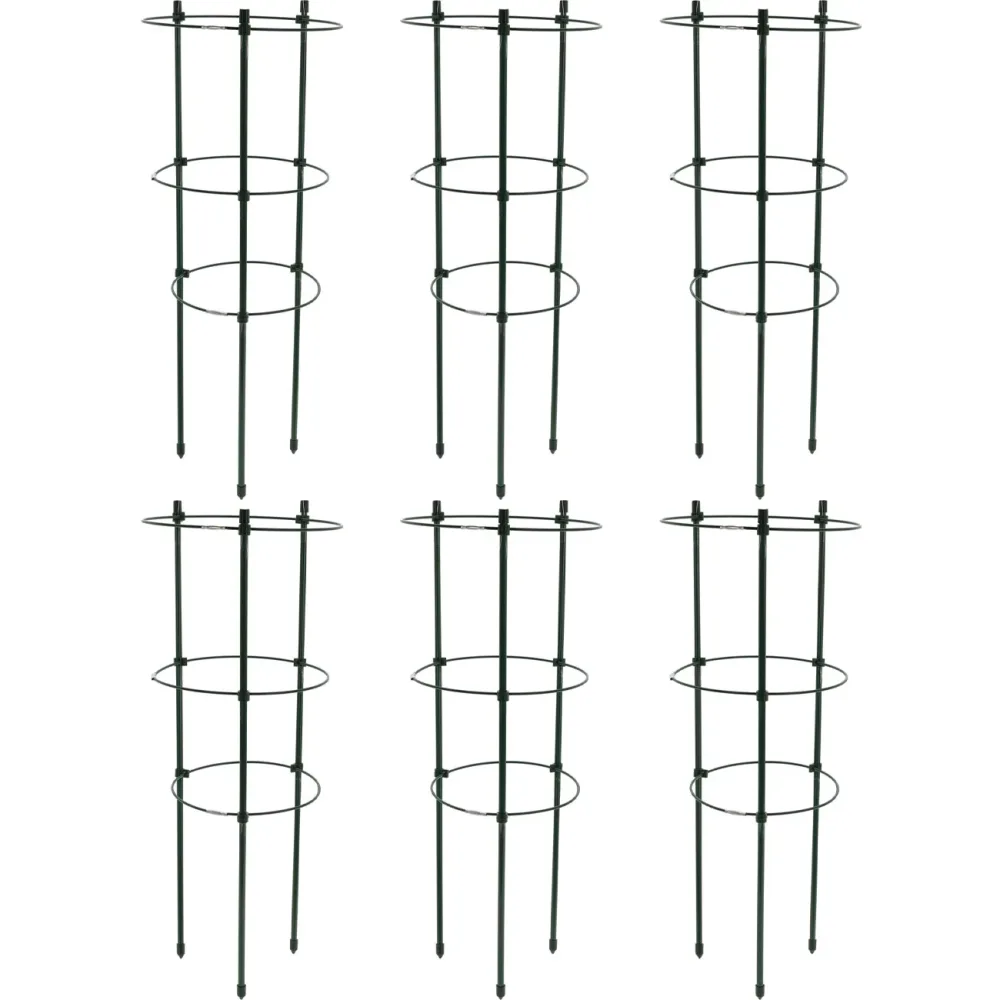 6er-Set Pflanzenstütze, rund, 45 x Ø 18 cm