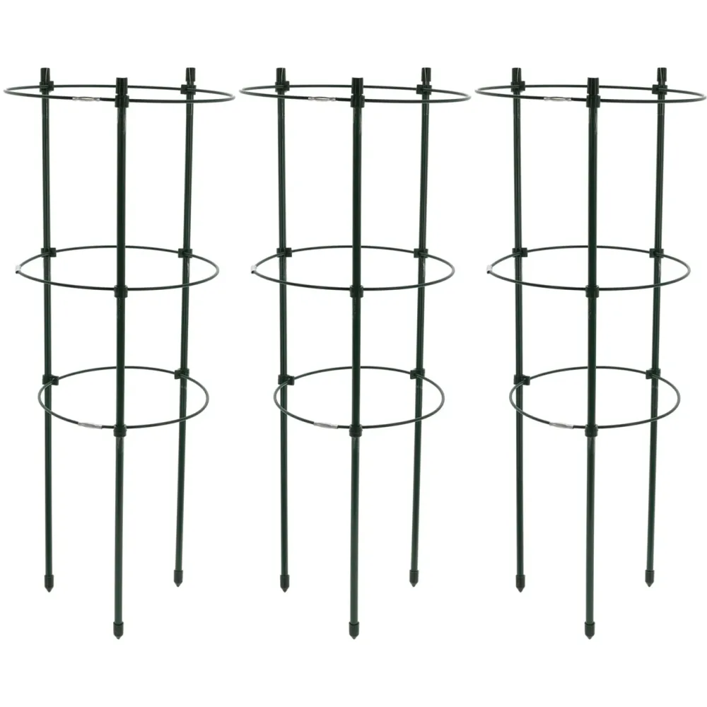 3er-Set Pflanzenstütze, rund, 60 x Ø 21 cm