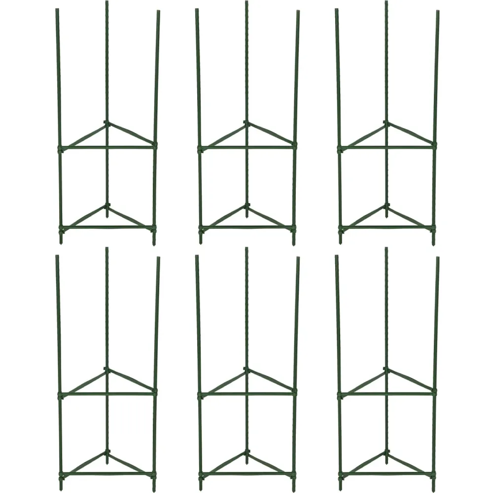 6er-Set Pflanzenstütze, dreieckig, 78 cm
