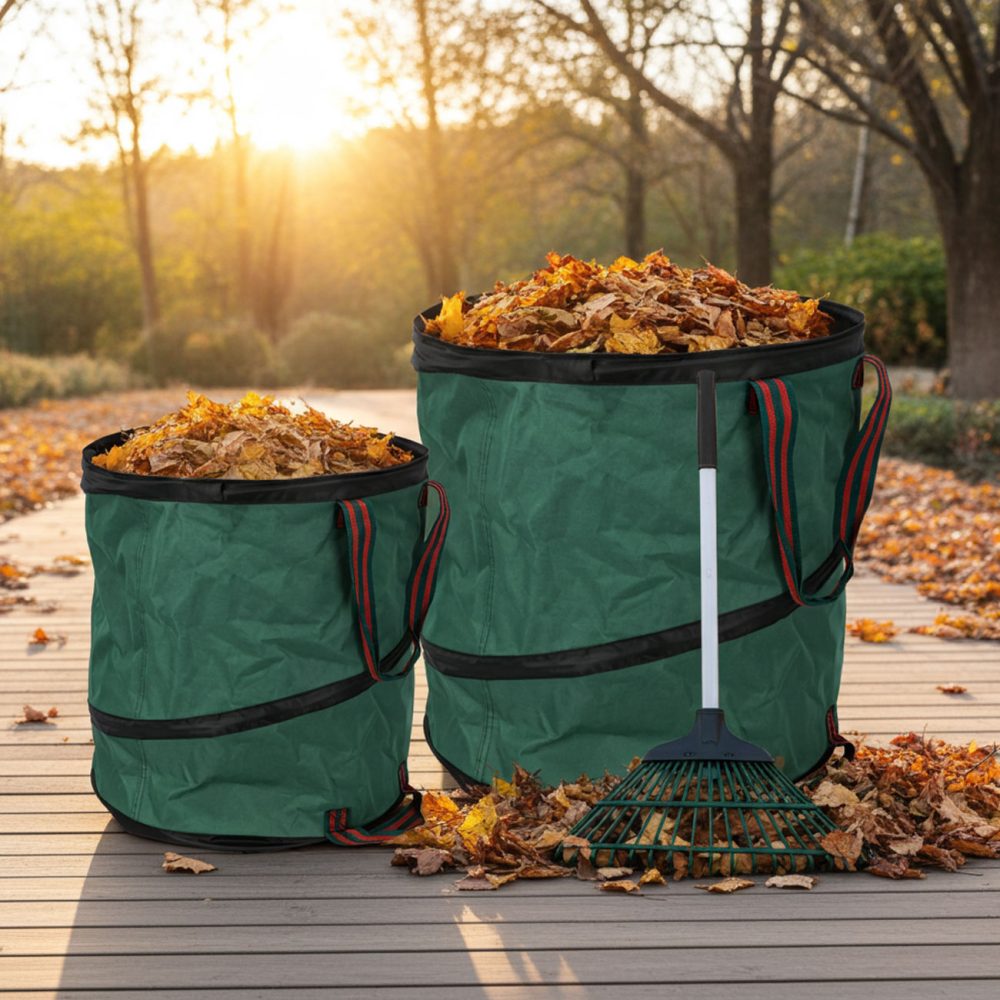 Garten Abfallsack Set, Pop-up, grün, 85 Liter & 165 Liter