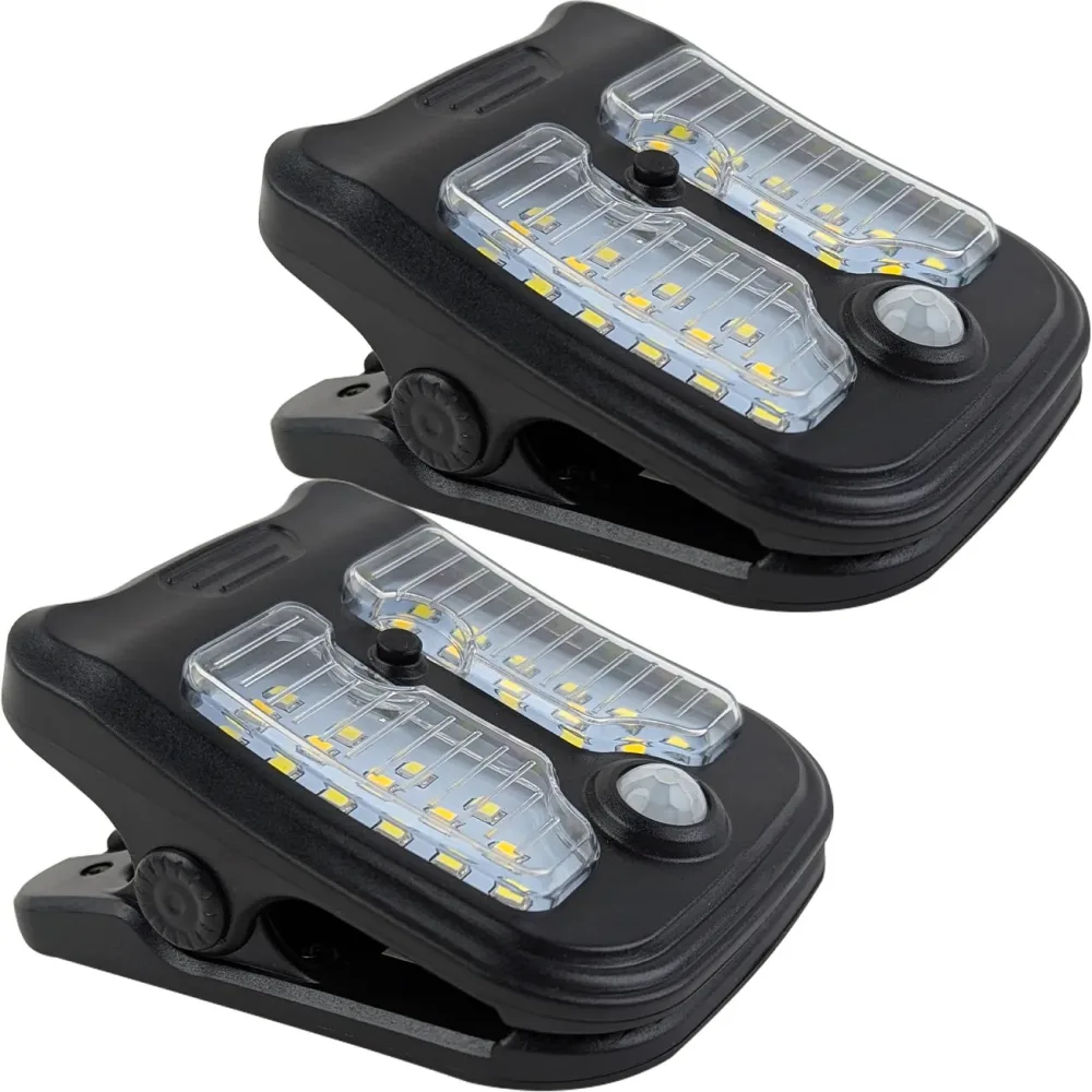2er-Set Solar-Klemmleuchte