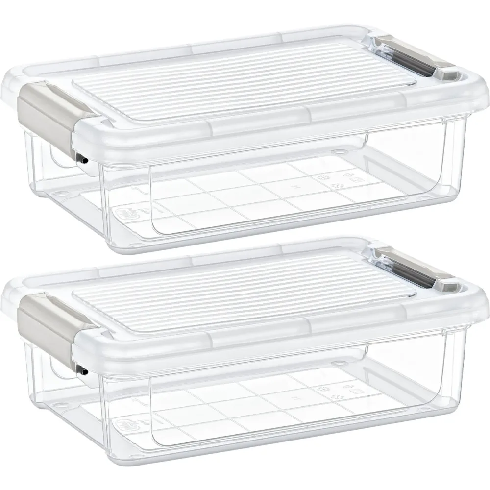 2er-Set Vorratsbox, 3 l, transparent
