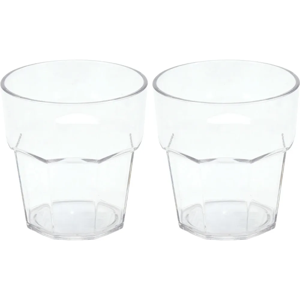 2er-Set Trinkgläser aus Kunststoff, 275 ml