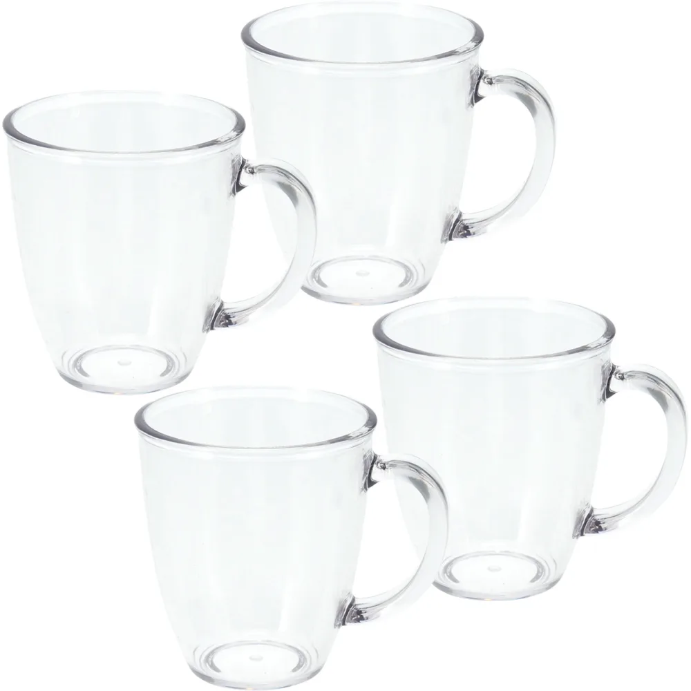 4er-Set Tasse aus Kunststoff, 380 ml