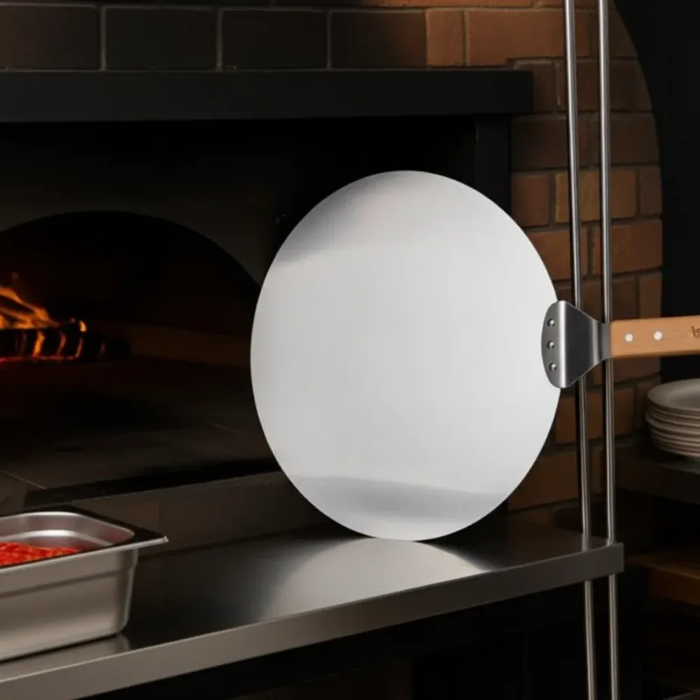 Pizzaschaufel aus Edelstahl, Ø 30,5 cm
