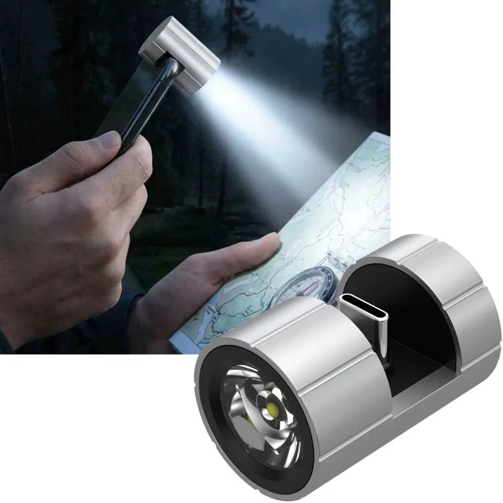 Smartphone-Ansteck-Taschenlampe, USB-C, 230 lm