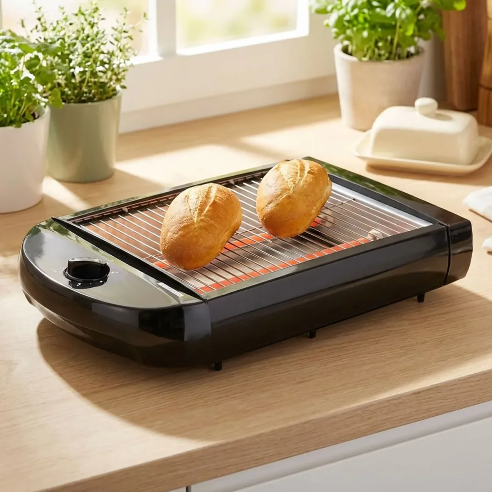 Flachtoaster, 6 Röststufen, 2 Heizelemente, 600 Watt