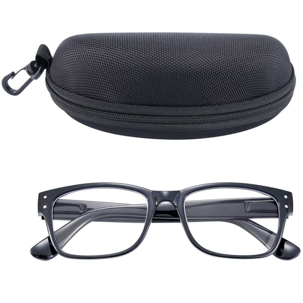 Lesebrille mit Brillenetui, +2,5 Dioptrien