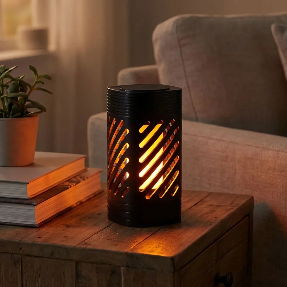 Bluetooth Lautsprecher mit LED-Flammeneffekt