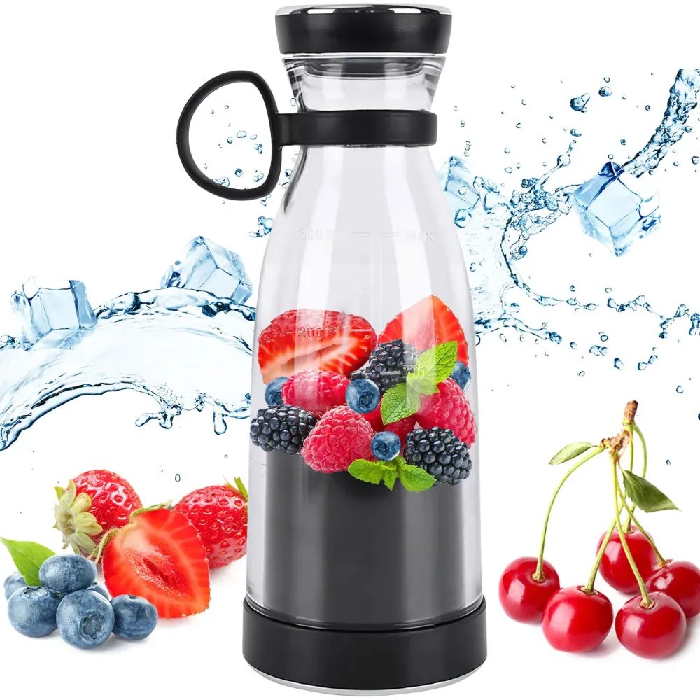 Mobiler elektrischer Smoothie Maker, Akku, 300 ml
