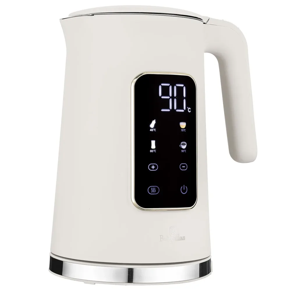 Eleganter Wasserkocher, Innenraum Edelstahl, 1.7 l, 2200 W, sahara