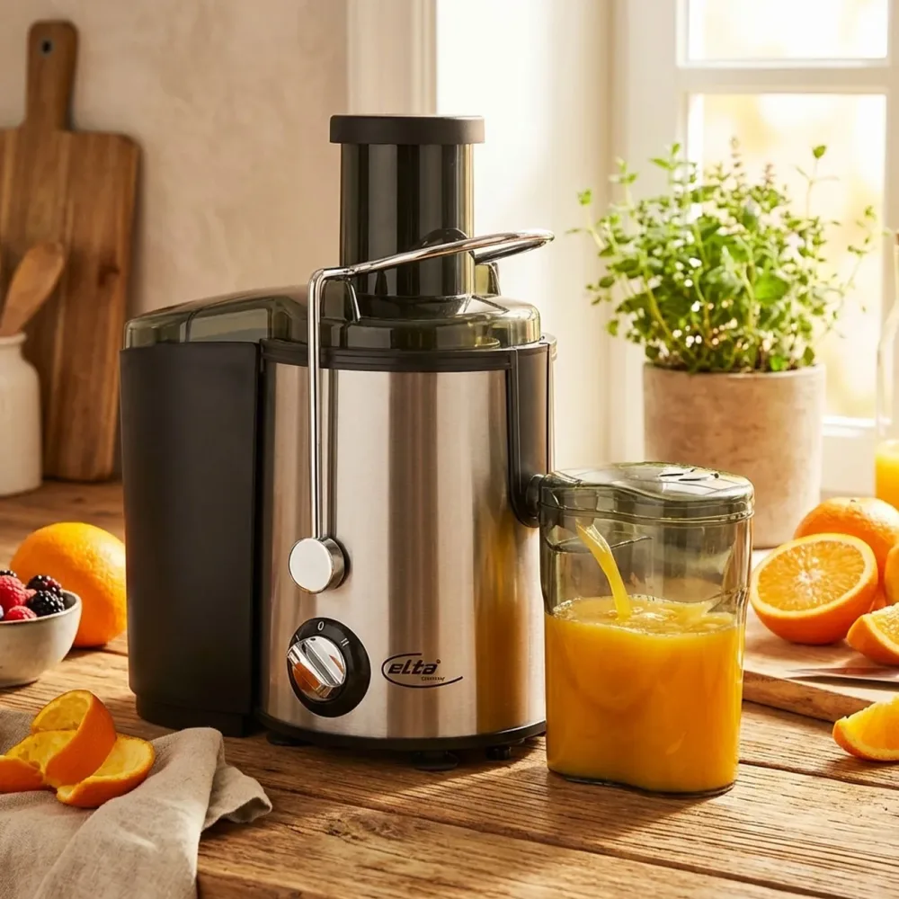 Elektrischer Entsafter mit Edelstahl Micro-Filter, 0,8L, 350W
