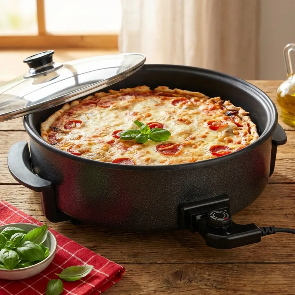 XXL Party- und Pizzapfanne, 1500 W