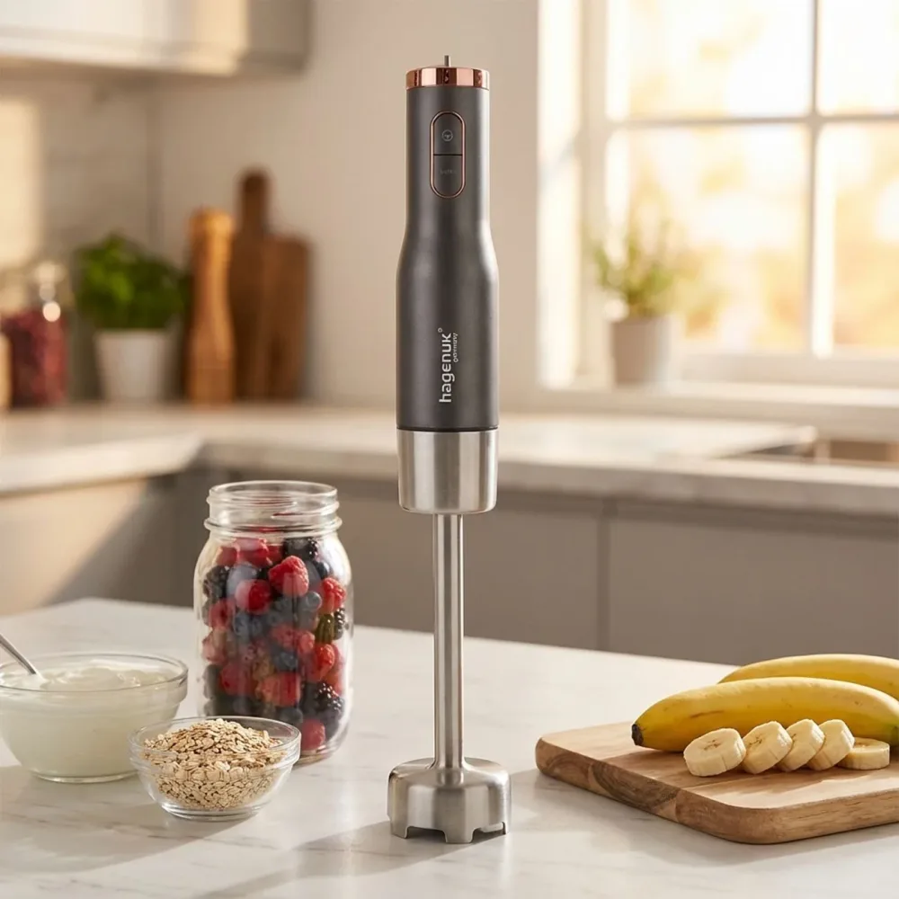 Stabmixer, anthrazit-roségold, 800 Watt