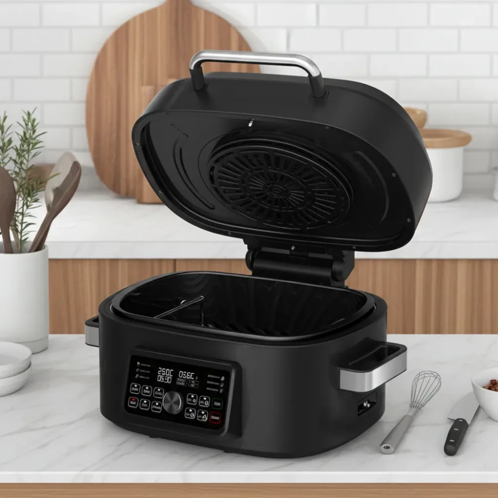 Multi Heissluftgrill, 6 Liter, 1660 W, 120°-265°C