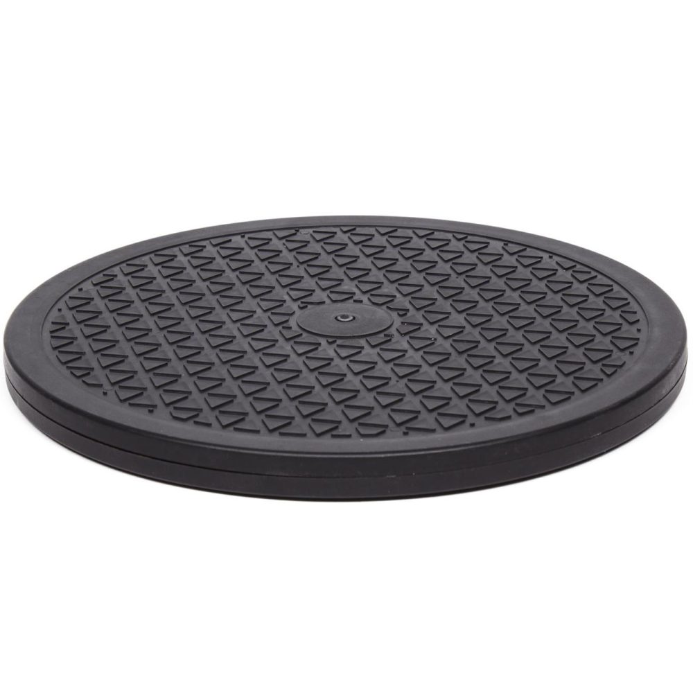 Multifunktionale Drehplatte, bis 100 kg, schwarz, Ø 25 cm