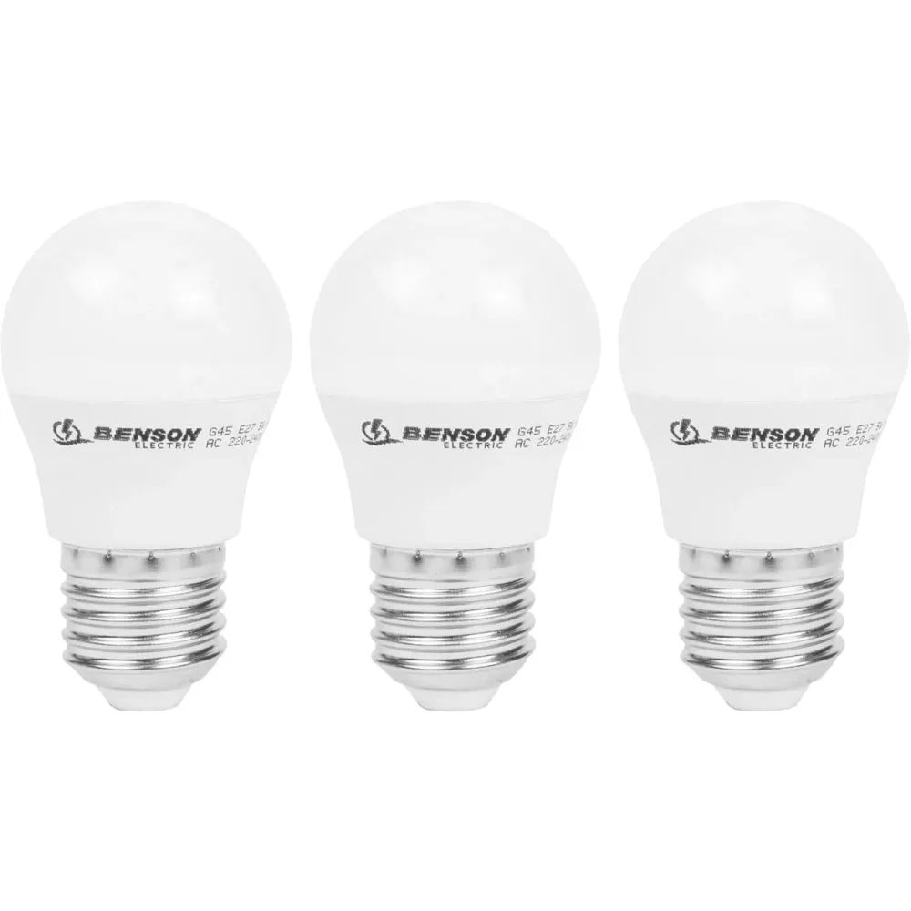 3er-Set LED-Glühbirne, A60, E27, 760 lm, 9 W, 2500 K, warmweiss