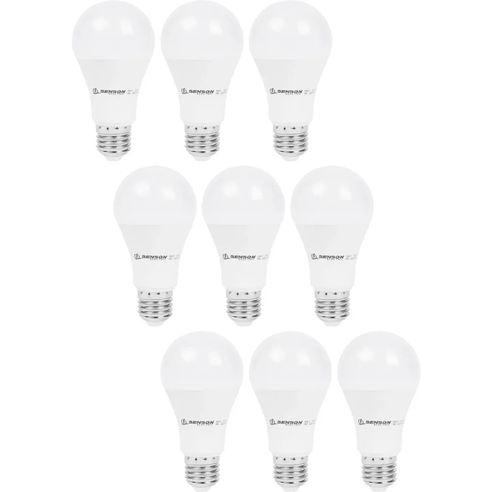 9er-Set LED-Glühbirne, A60, E27, 1020 lm, 12 W, 2500 K, warmweiss