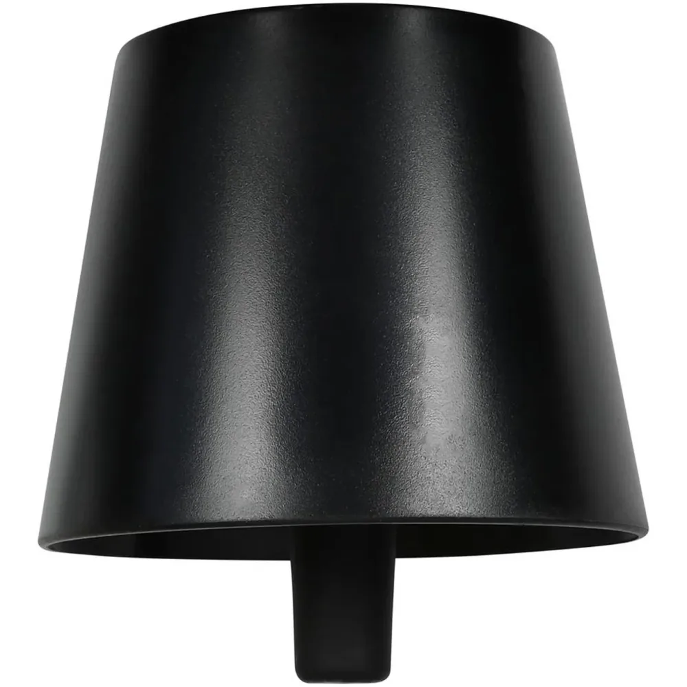 Flaschenlampe, schwarz, Ø 18 x H 11,5 cm