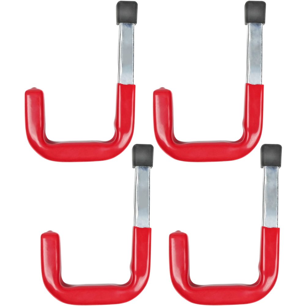 2er-Set Wandhaken mit Gummierung, 2-tlg, je 40kg, 12 x 8 cm