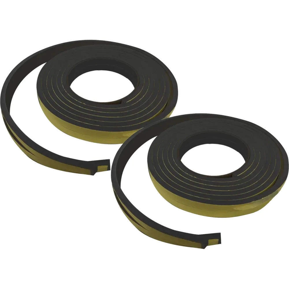 Dichtungsband selbstklebend, 4er-Set mit je 2.75 m, schwarz