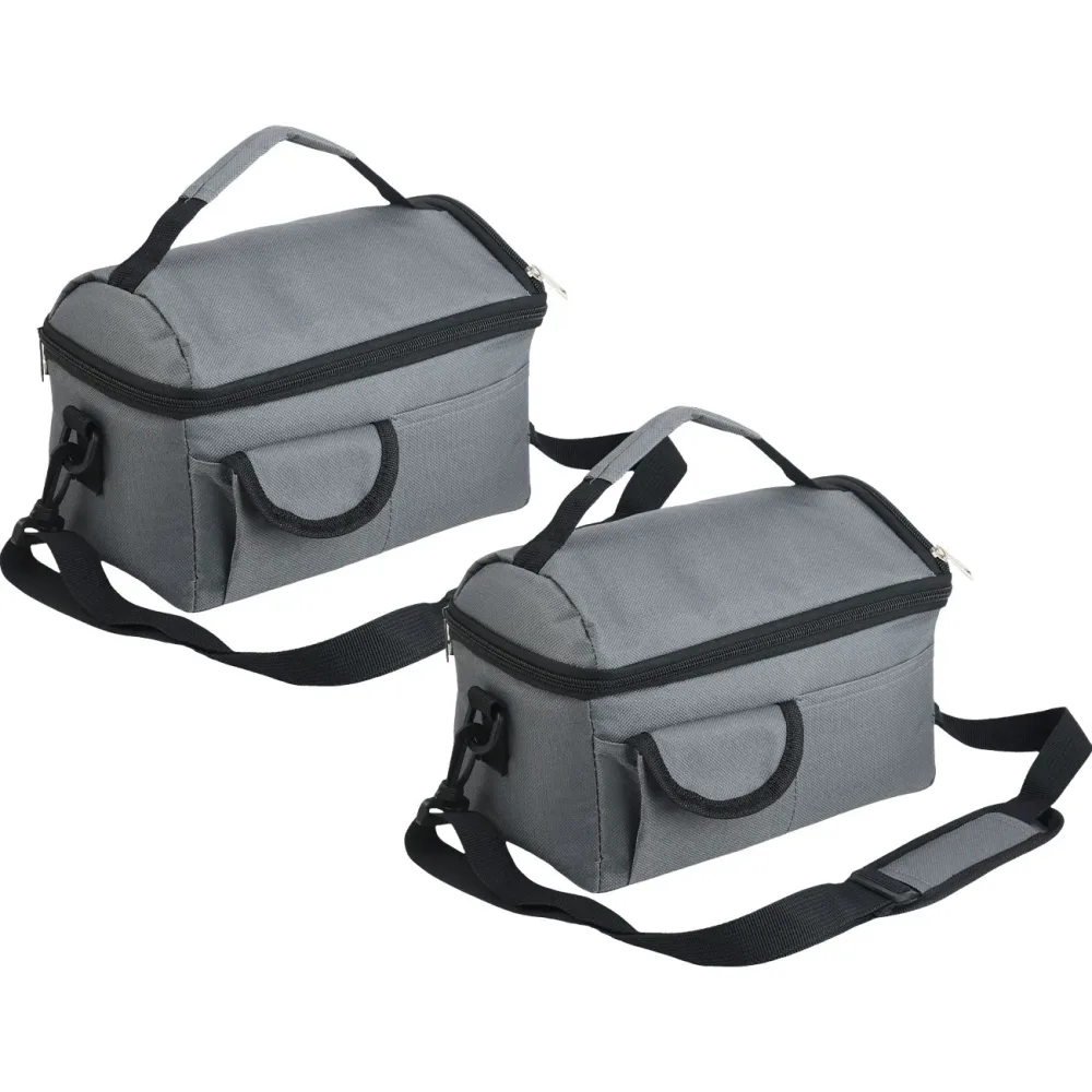 2er-Set Faltbare Mini-Kühltasche wasserdicht und auslaufsicher, 6 l