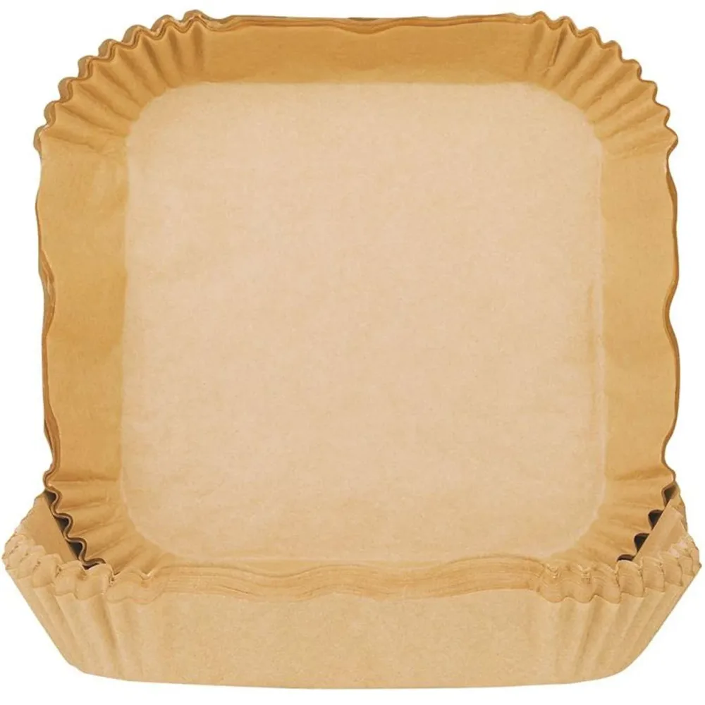 Backpapier-Einlagen für Heissluftfritteusen, 16 x 16 cm