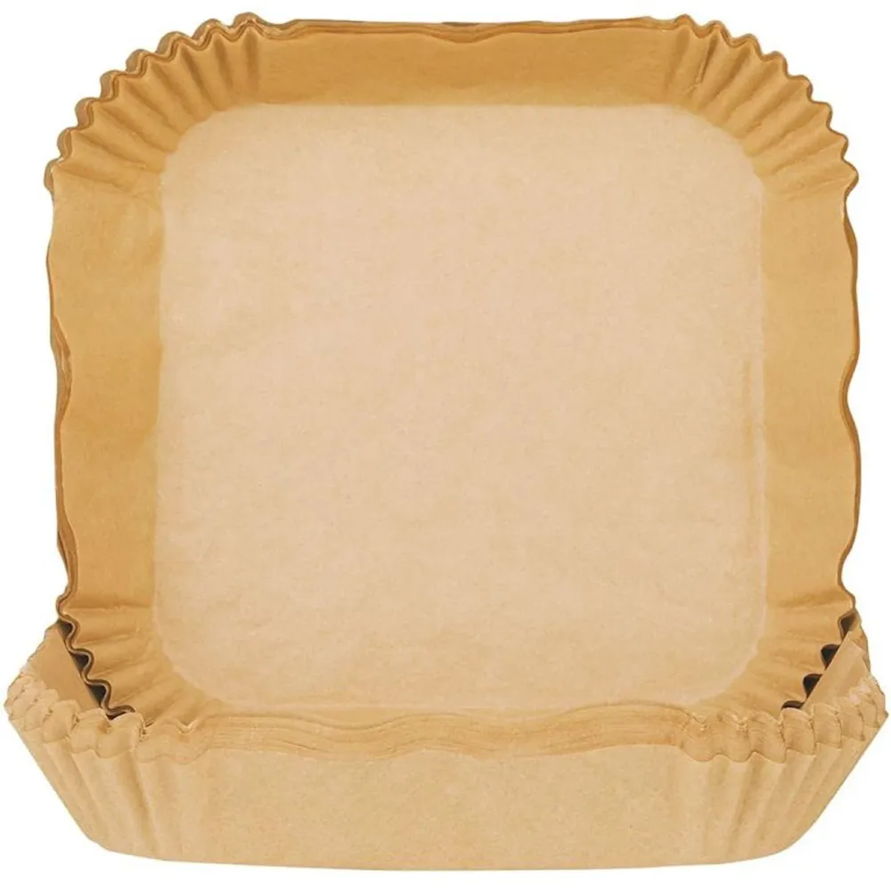 Backpapier-Einlagen für Heissluftfritteusen, 20 x 20 cm