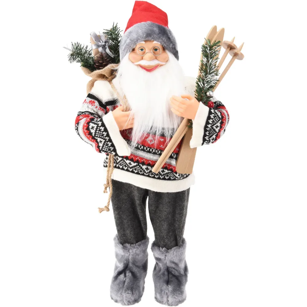 Santa stehend, Weihnachtsdekoration, 30 x 20 x 60 cm