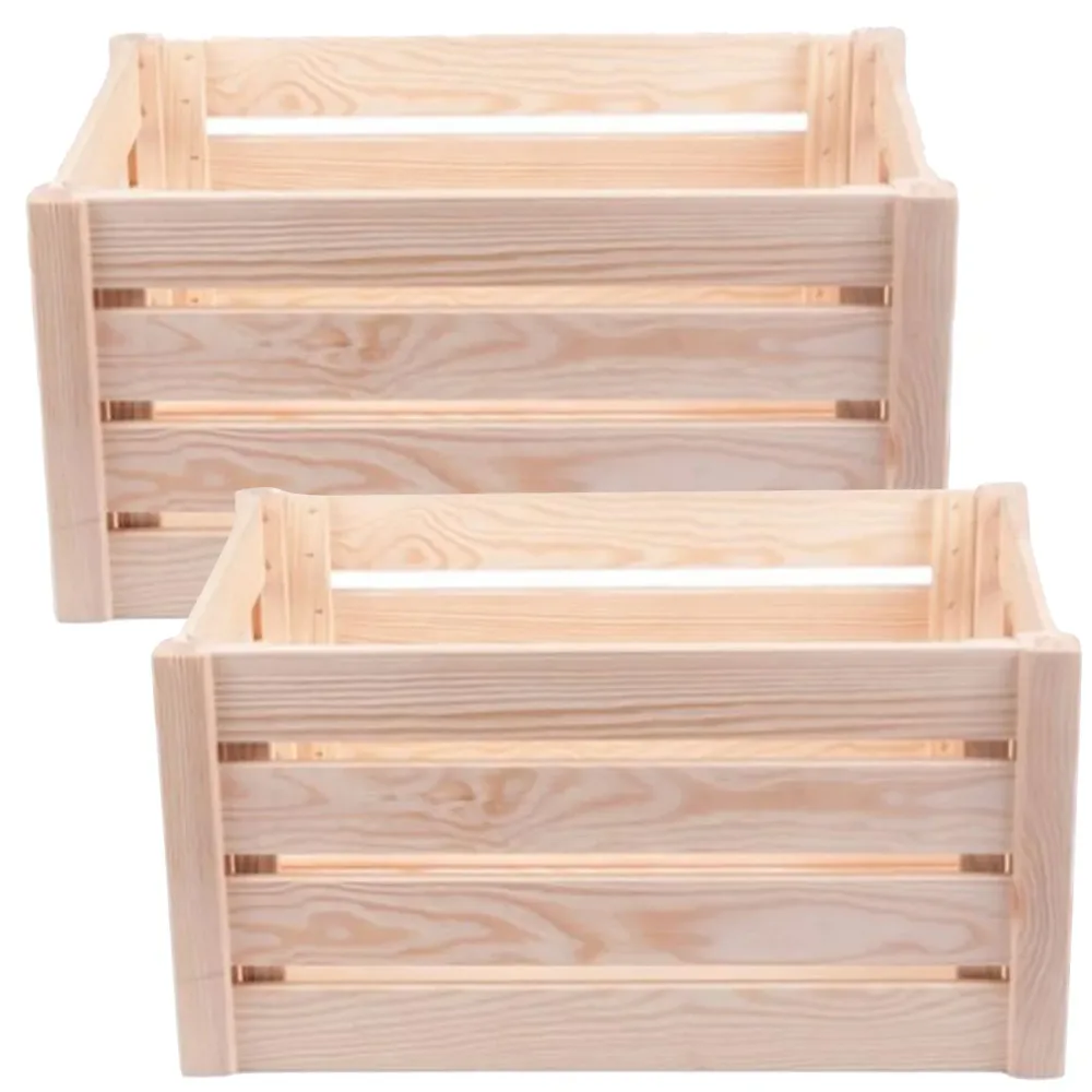 2er-Set Holzkiste, M