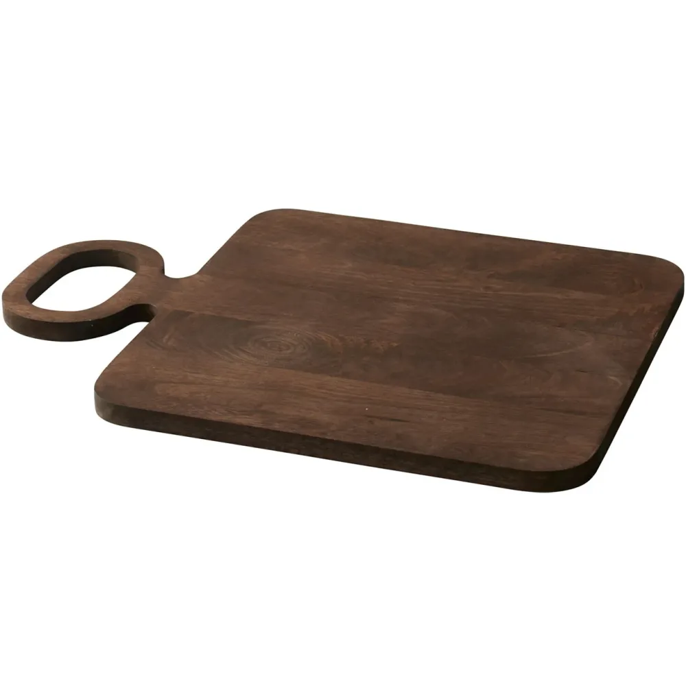 Mangoholz Schneidebrett, 35,5 x 1,6 x 48,8 cm, dunkelbraun