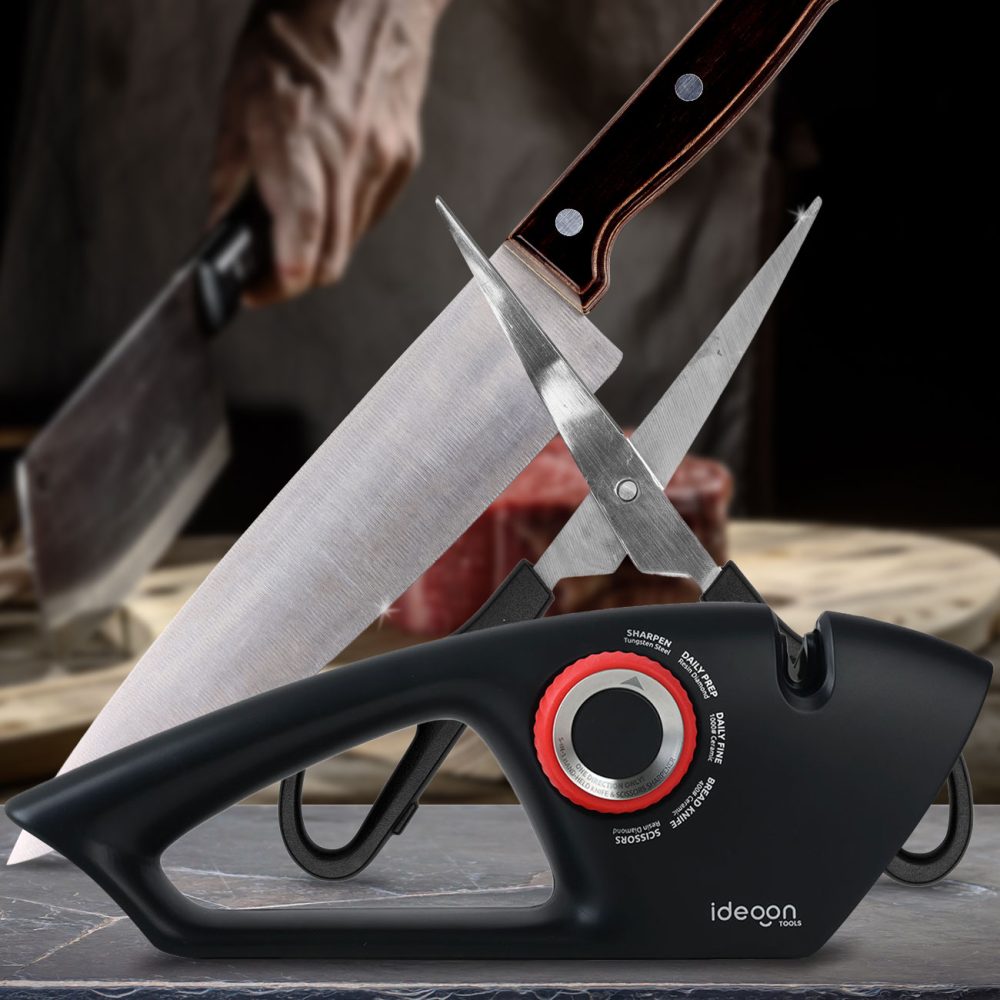 5-in-1 Messerschärfer, schwarz