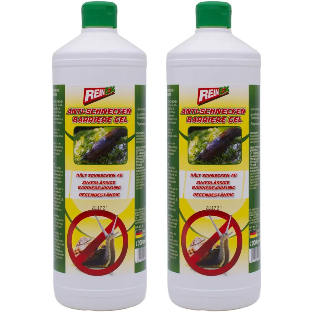 2er-Set Anti-Schnecken Barriere Gel, 1000ml