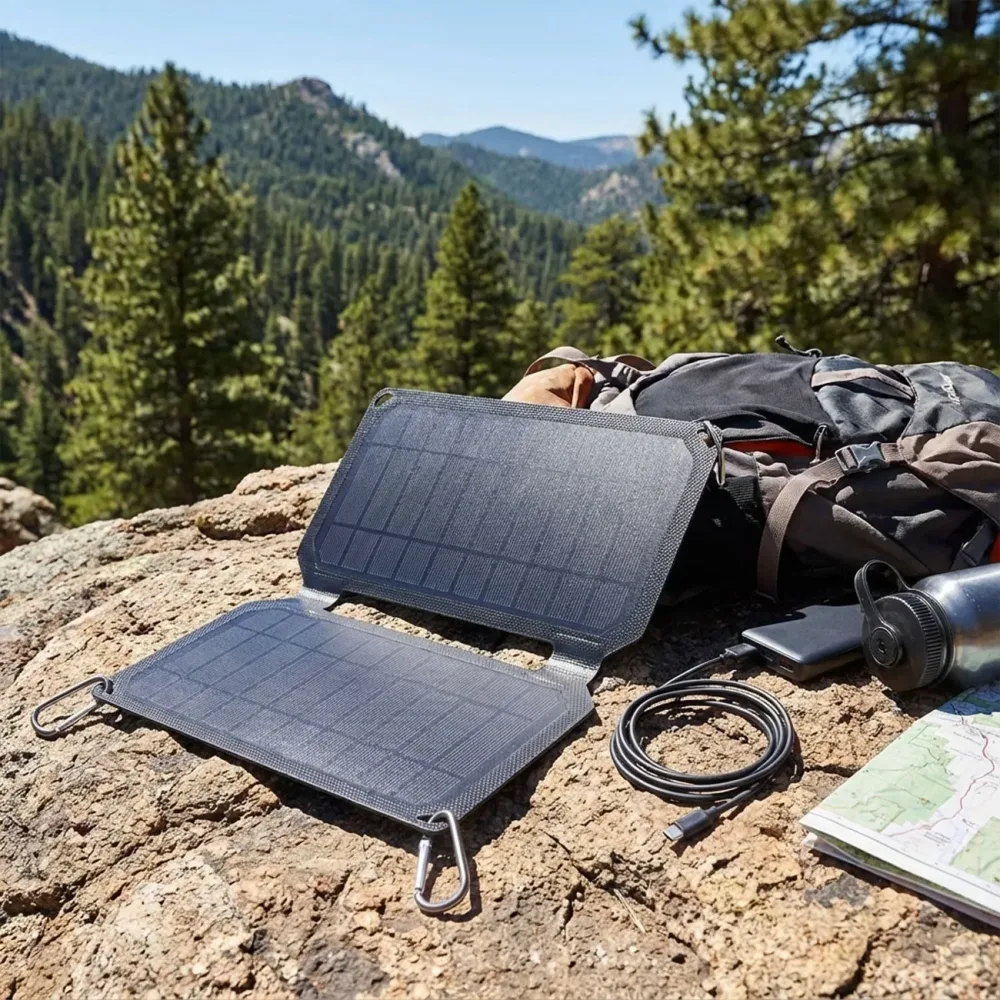 Faltbares Solarpanel, 10W, USB-C