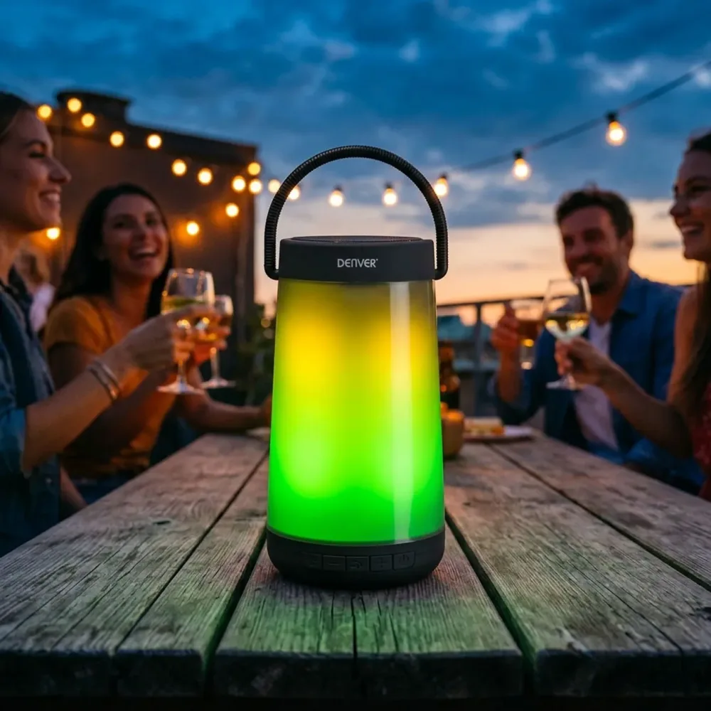 Bluetooth Lautsprecher mit Lichteffekt, 5 Watt