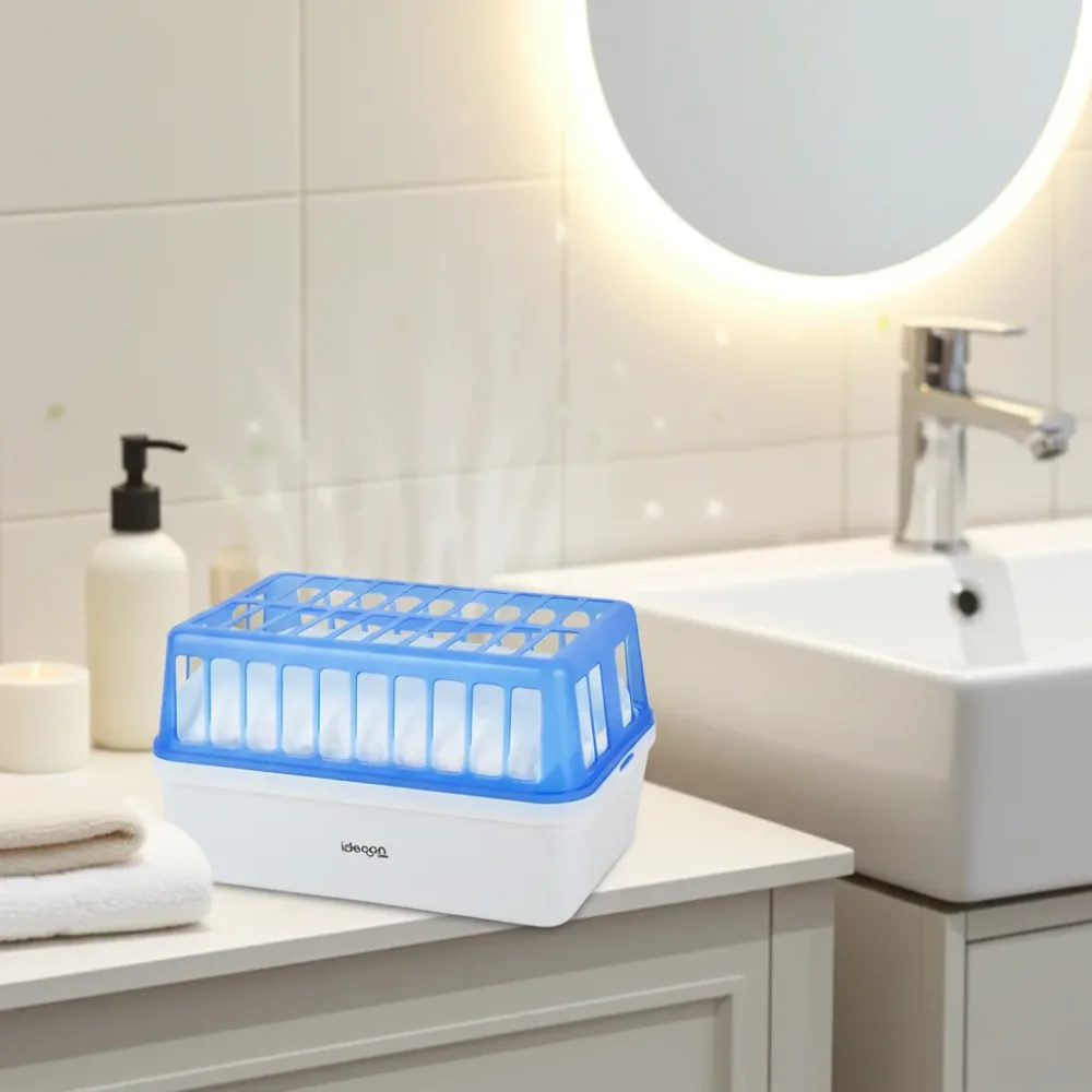 Luftentfeuchter mit 1,2 kg Granulat, 2,5 l, für Räume bis 50 m², stromlos
