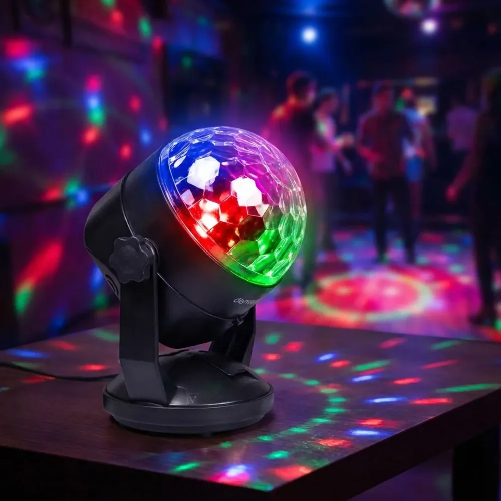 LED-Discokugel mit rotierendem Farblicht