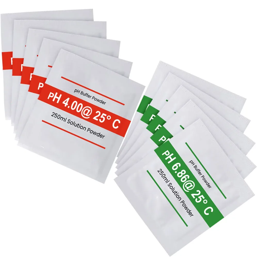 10er Set Kalibrierlösungen für PH-Wert pH4.00 & pH6.86