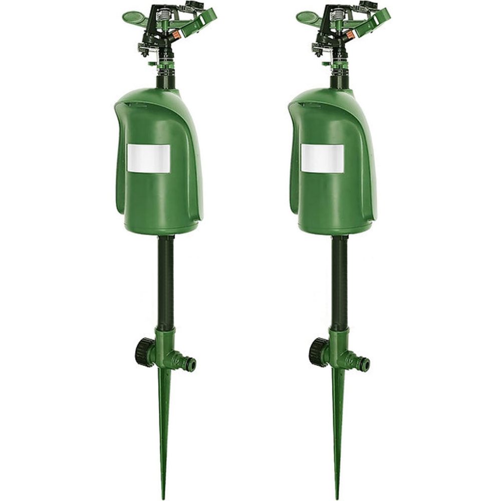 2er-Set Tiervertreiber mit Wasserstrahl & Bewegungssensor