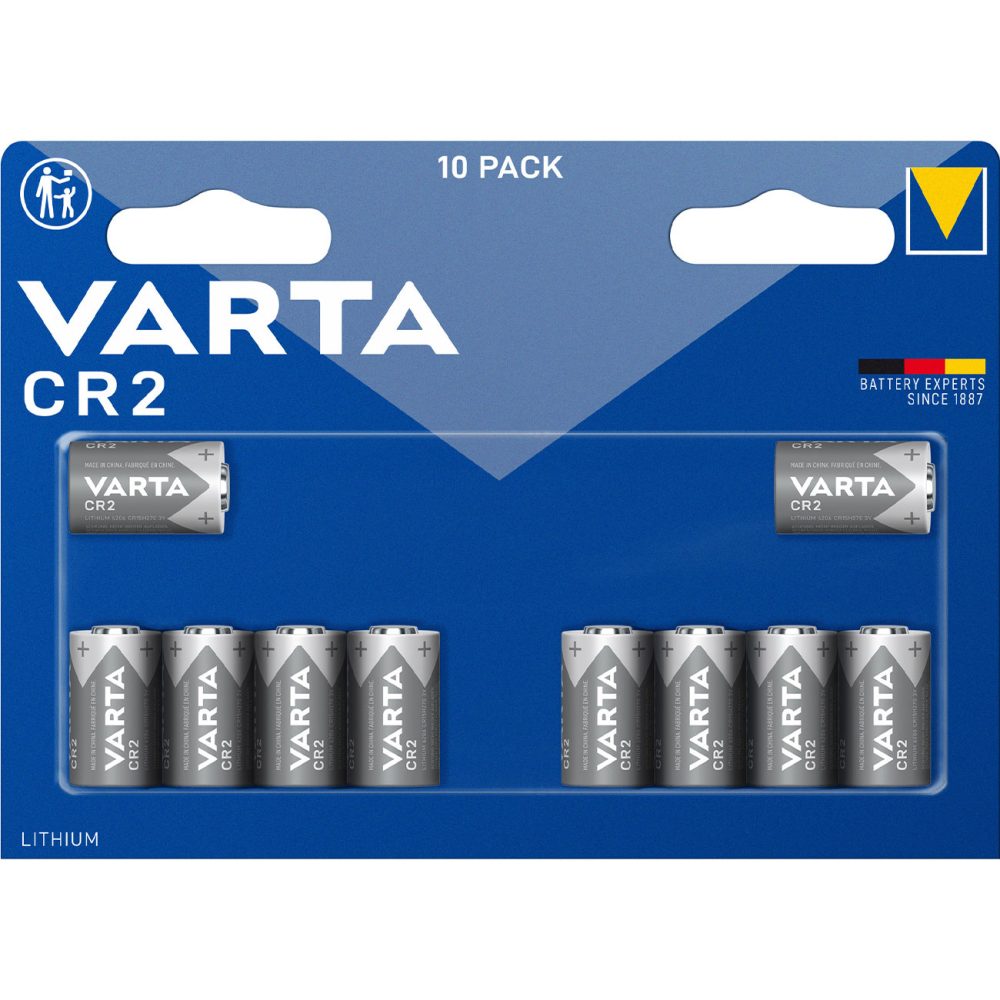 Varta LITHIUM Cylindr. CR2 Blli10 10 St. Fotobatterie CR2 Lithium 880 mAh 3 V