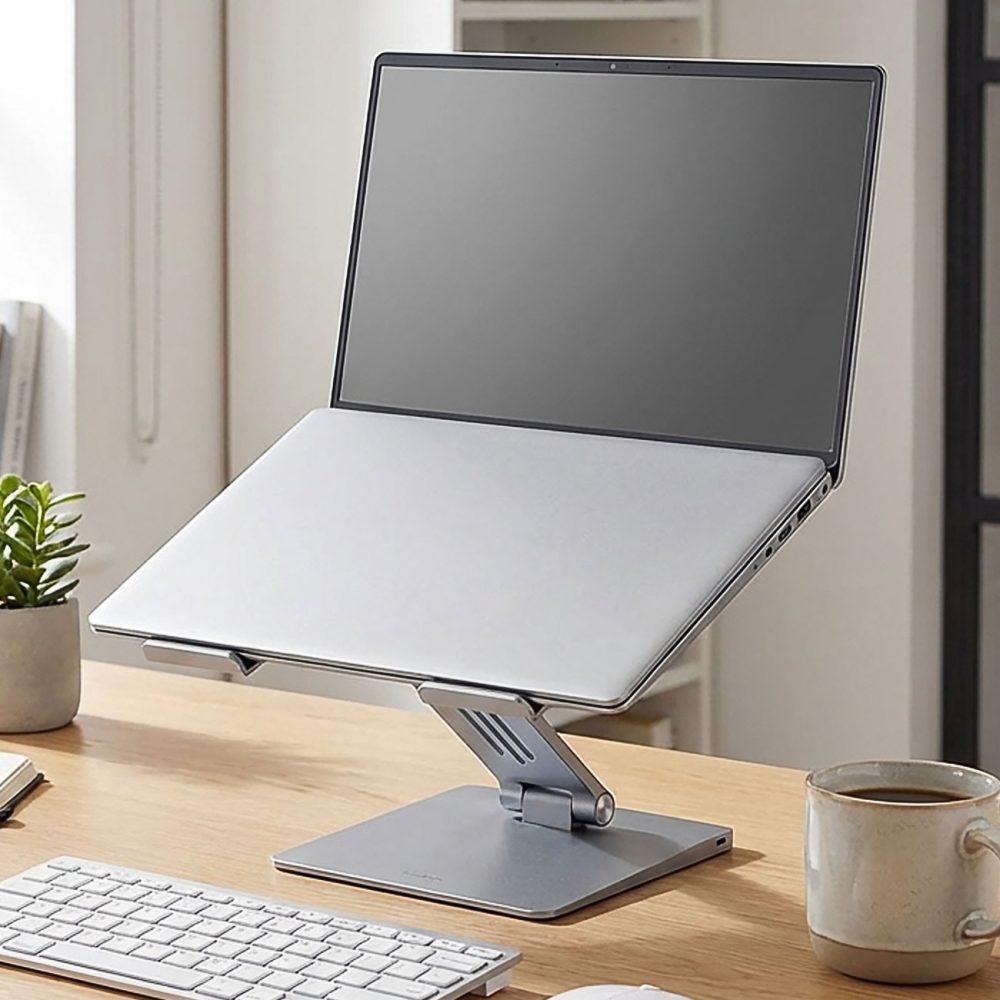 Nedis - Notebook-Ständer | USB-betrieben | Faltbar